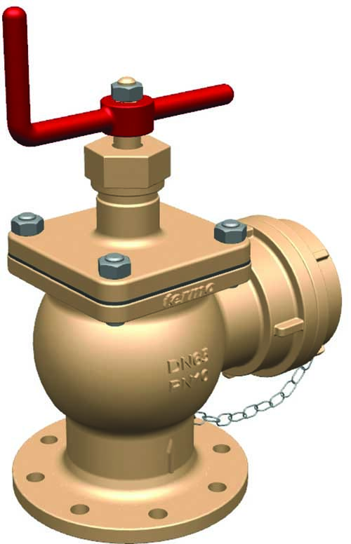 Fire Valve Angle Type resim